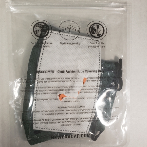 NWT Unisex Green Bay Packers Face Mask - Picture 3 of 4